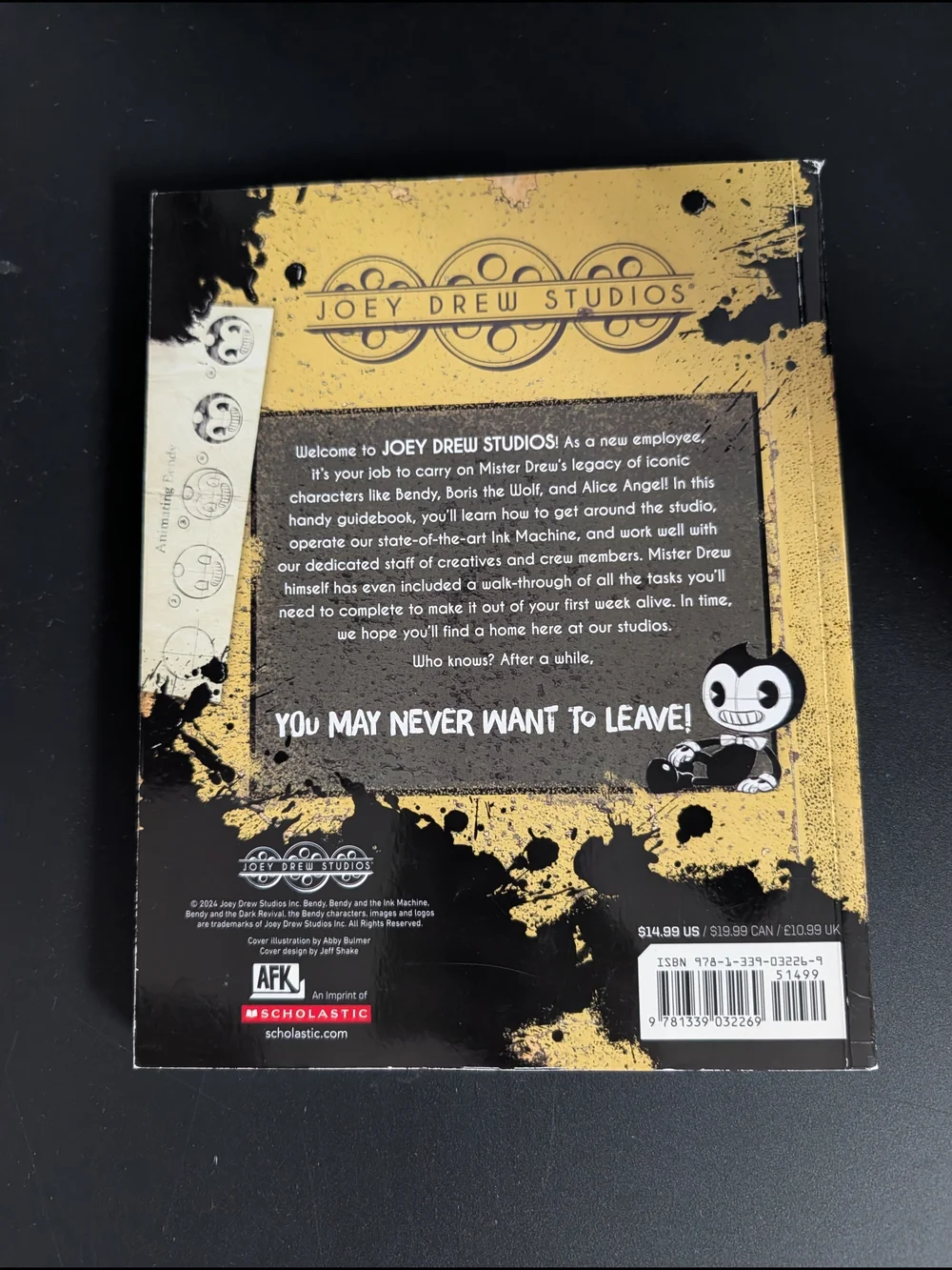 Bendy Employee Handbook - Yellow Cover